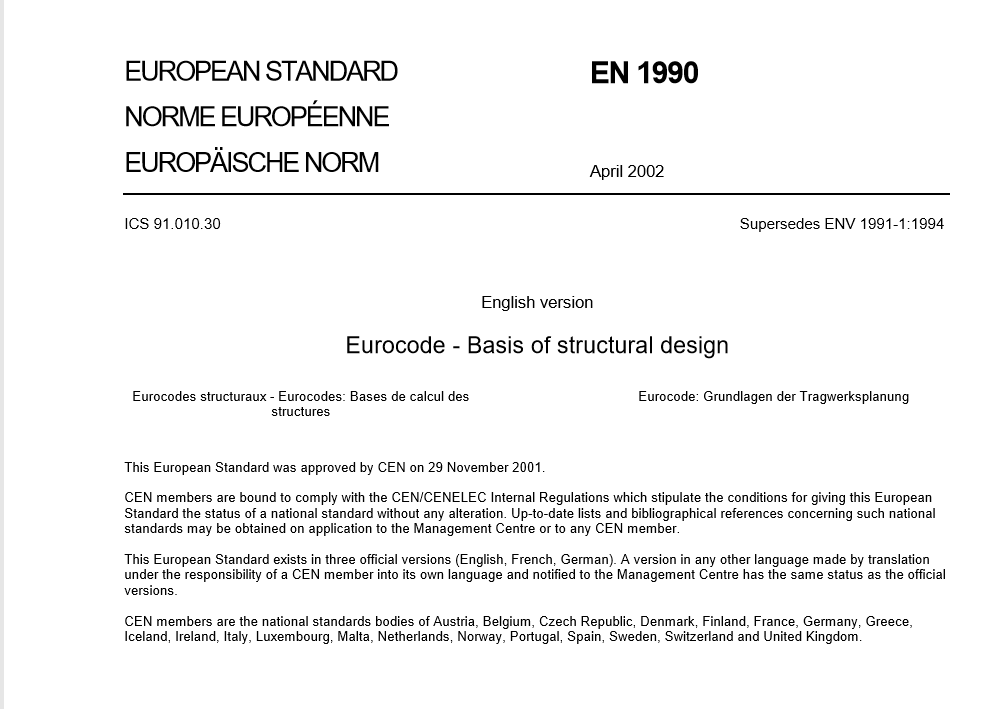 Tiêu chuẩn eurocode 2 tiếng việt pdf và tiếng anh Download