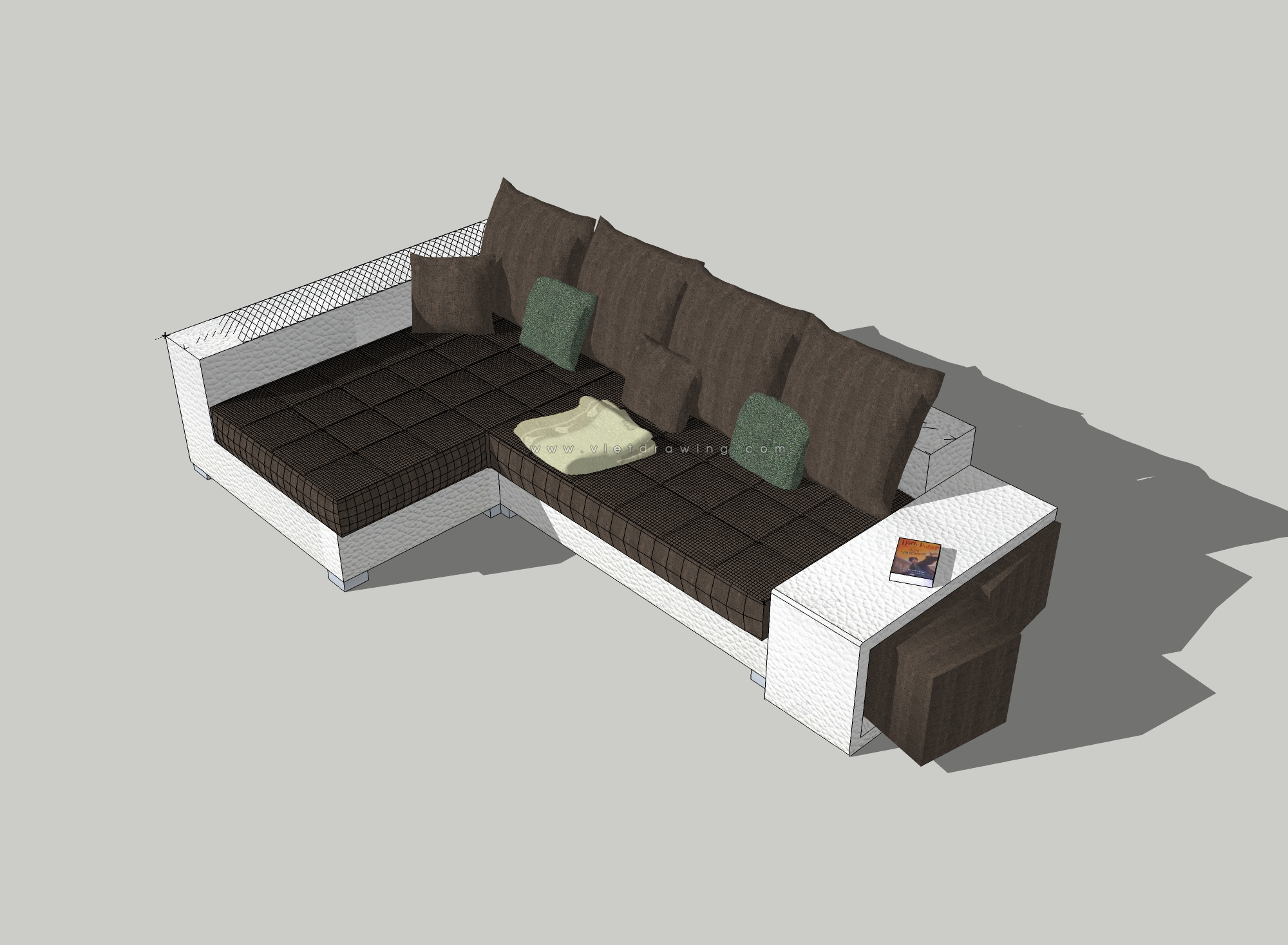 Thư viện sofa sketchup - Nhưng mẫu ghế sofa đẹp, độc nhất