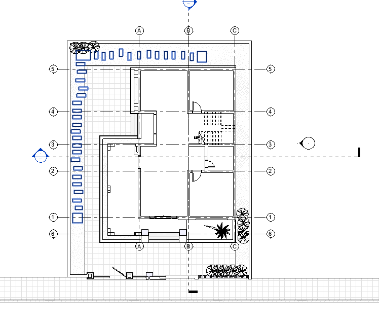 file revit nhà cấp 4