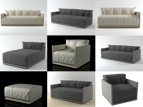 Thư viện sofa 3ds max chuyên dùng cho thiết kế